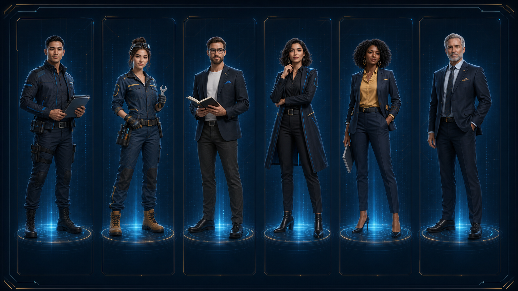 TalentAccess professional character catalog